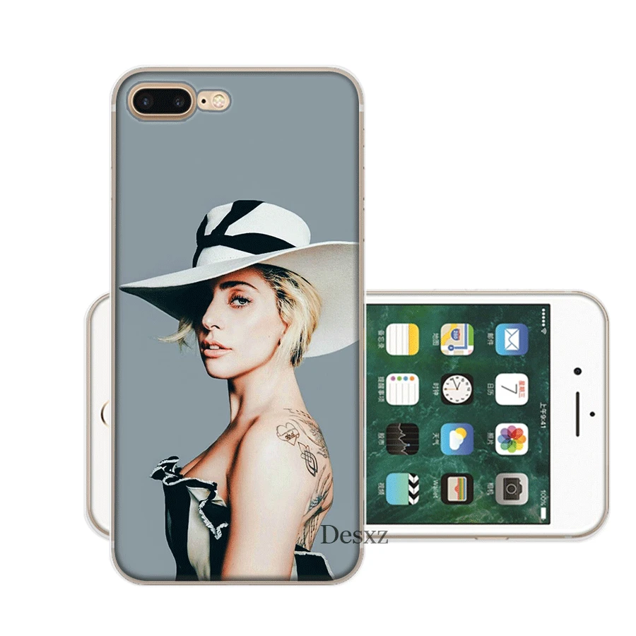 Чехол для мобильного телефона из ТПУ для iPhone 11 Pro X XS Max iPhone XR 6 6S 7 8 Plus 5 5S SE, чехол для леди Gaga Cool - Цвет: 11