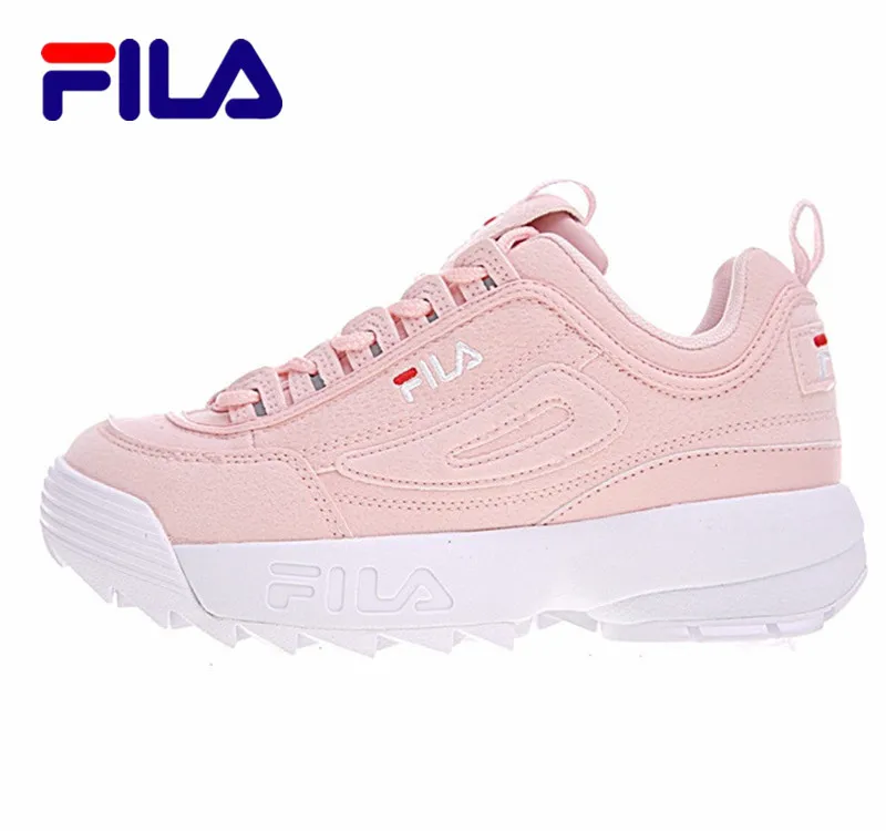 Кроссовки FILA Disruptor 2, амортизирующие женские кроссовки для бега, дышащие спортивные кроссовки, 4 цвета, размеры 36-41 - Цвет: Women-1