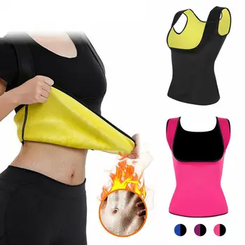 

Thermo Sweat Body Shaper Slimming Waist Trainer Cincher Yoga Gym Top Vest