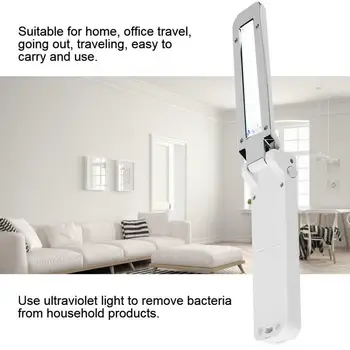 

Portable UV Disinfection Lamp Sterilizer Germicidal Ultraviolet Light Home Use
