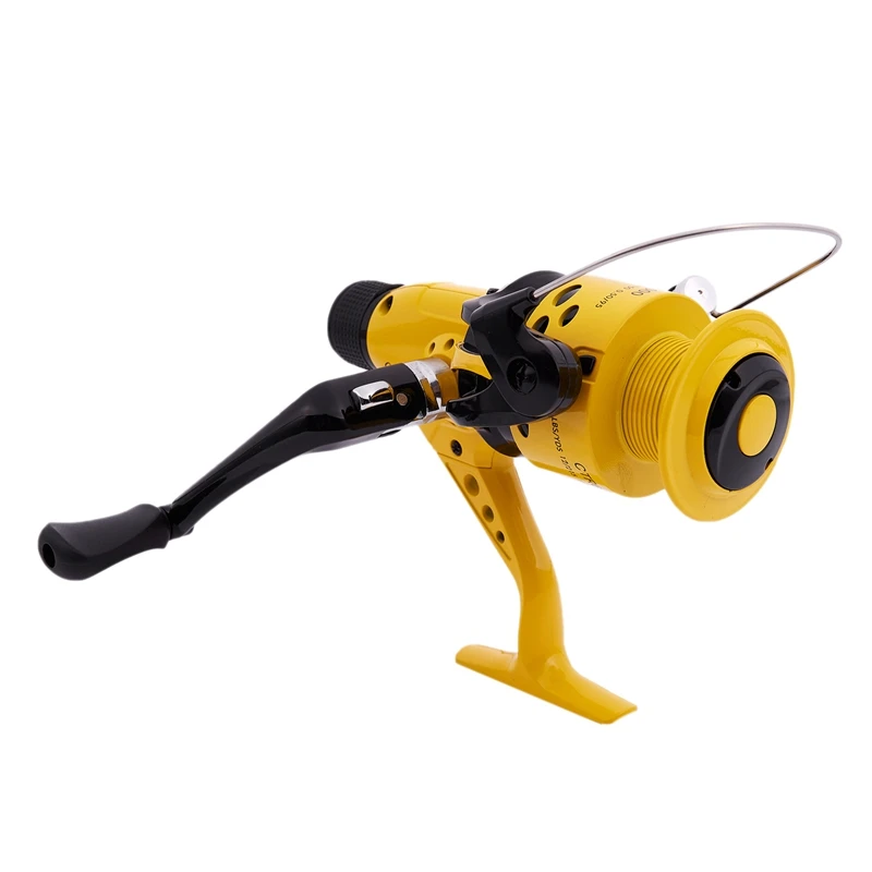 ELOS-YUMOSHI 12BB Fishing Reel 5.5:1 Foldable Arm Rocker Spinning Reel Lightweight Rear Drag Spool Fish Spinning Wheels