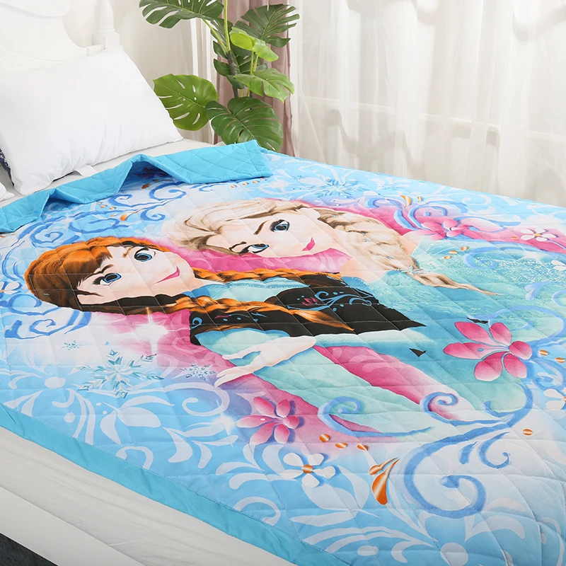 Disney Frozen Эльза Анна Принцесса Mc королева Человек паук София летнее тонкое одеяло