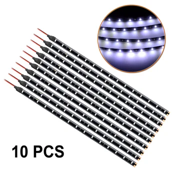 

Waterproof Car Lights 12\" Lamps 15SMD For Car Truck Boat Lighting 10PCS New