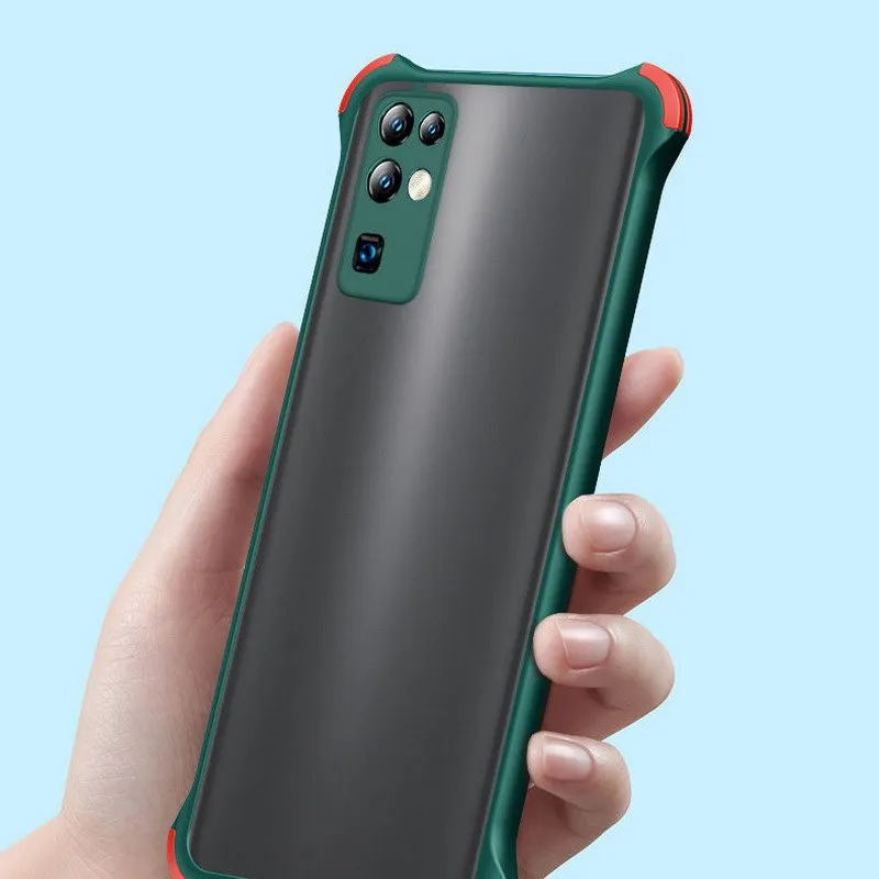 Luxury Shockproof Case For Samsung S20 FE Note 20 S20 Plus 20Ultra S21 Plus Matte Case A71 A51 A31 4G A52 A72 5G A70 A50 A30 A20