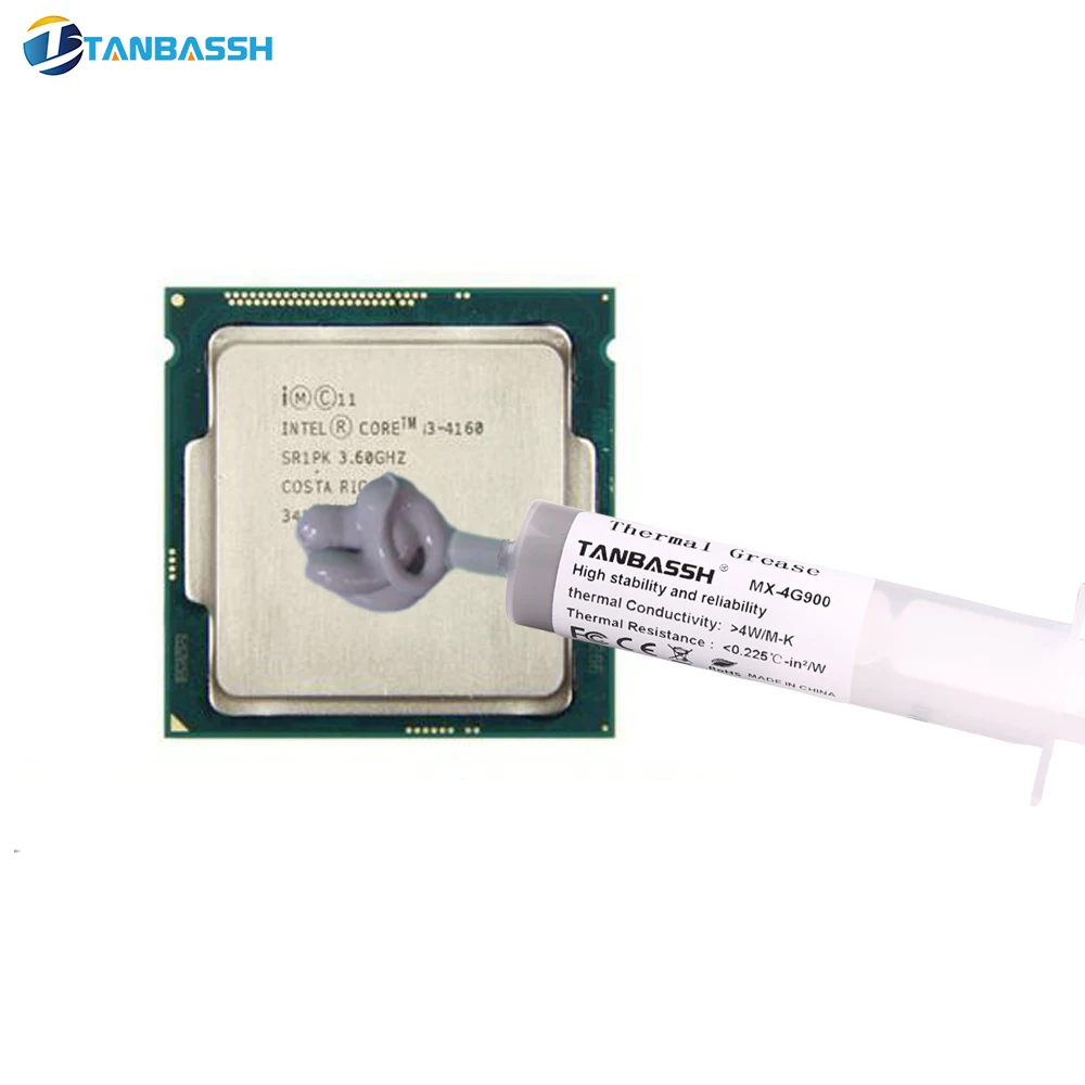 TANBASSH MX-4G900 10g 30g cpu охлаждающий вентилятор Тепловая паста, смазка 4 w/(mk) теплопроводная паста VGA составной радиатор паста