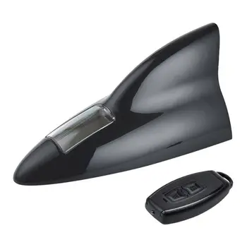

Strong Magnetism Car Shark Fin Antenna Base Cover Aerial Trim with Remote Control Solar Automobile Top LED Warning Light