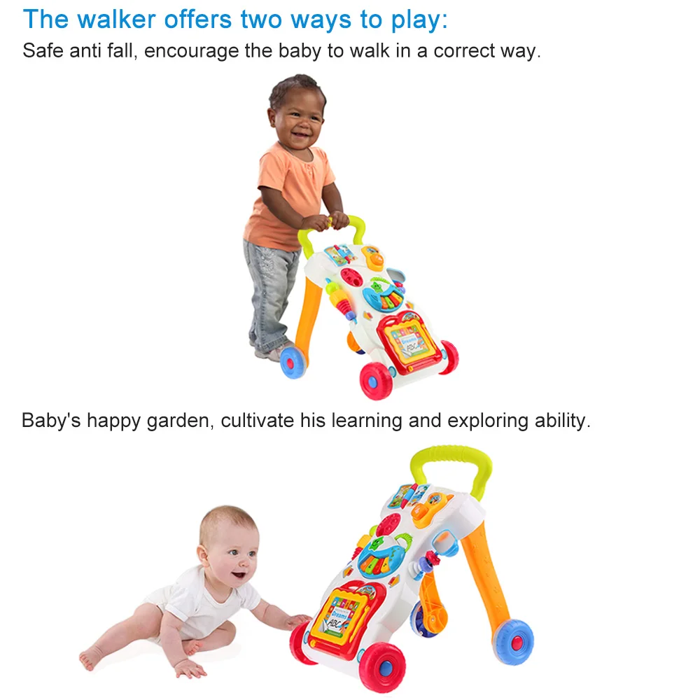 Прогулочная коляска IMBABY с баком для воды, многофункциональные ходунки, От 0 до 1 года, детские развивающие игрушки, обучающие ходунки для детей