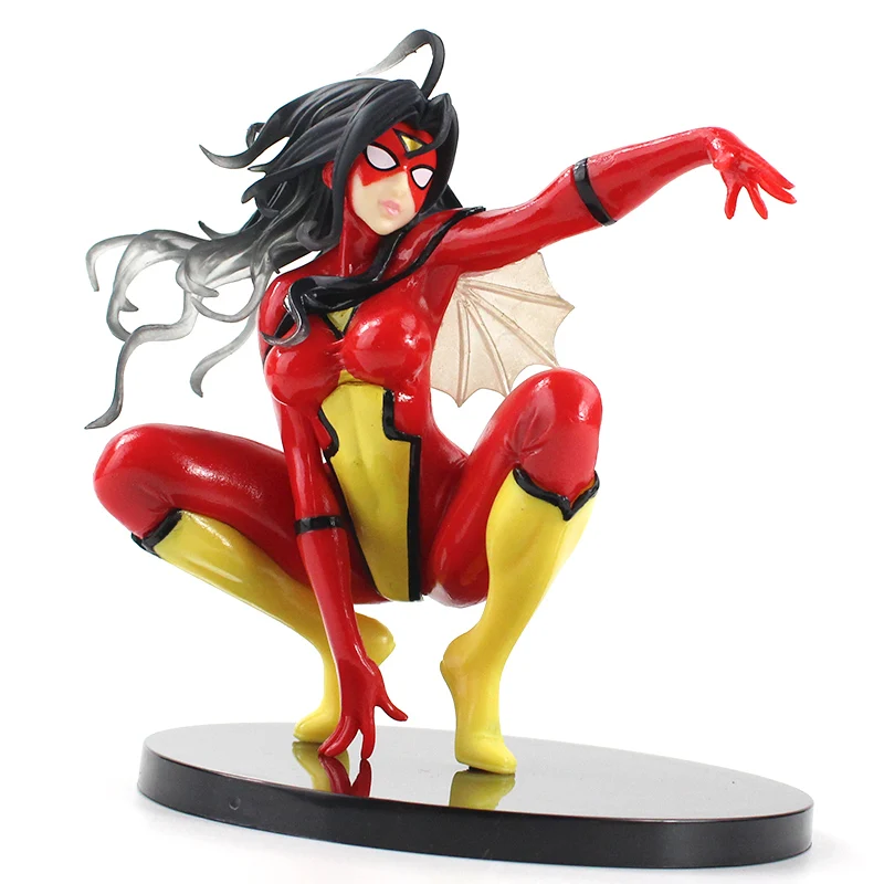 Marvel Kotobukiya bishuujo статуя женщина-паук фигурка женщины-паука ПВХ Коллекционные Фигурки Модель игрушки