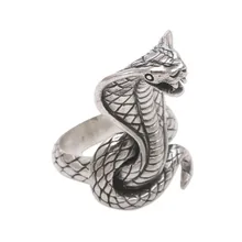 Классическое винтажное женское Кобра из цинкового сплава, кольцо в богемном стиле, змеиное кольцо, вечерние ювелирные изделия для женщин, лучший подарок