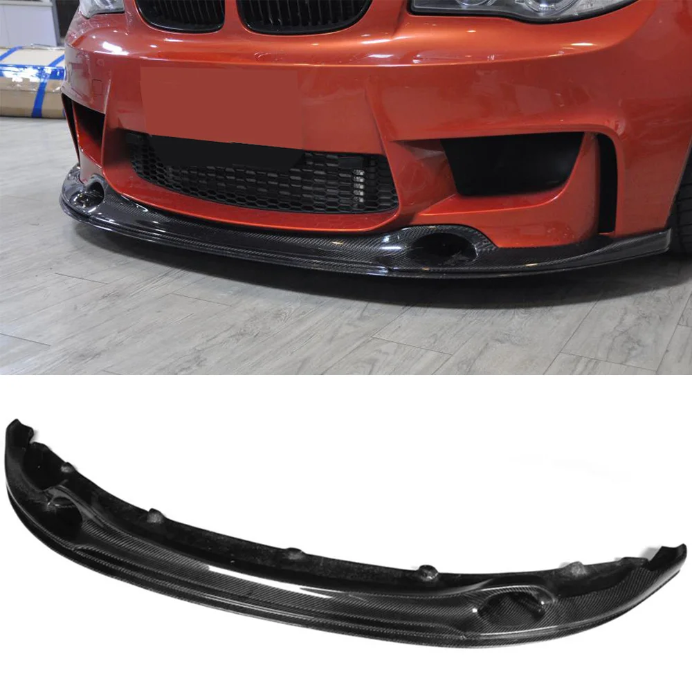 Спойлер для переднего бампера из углеродного волокна 1 серия BMW E82 м купе 2 двери 2011