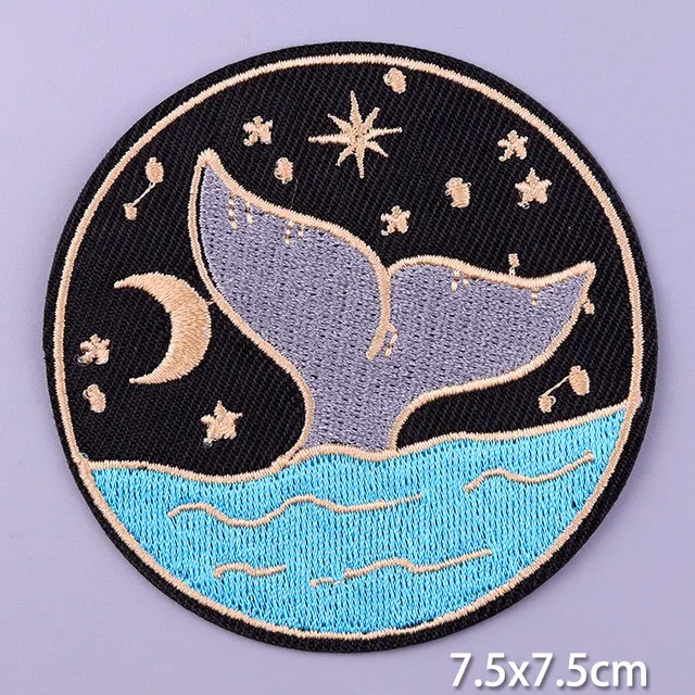 DIY Cartoon Cat Dog Patches On Clothes Animal Patch Unicorn Letter Embroidered Patch Iron On Patches For Clothing Stickers Badge PE6237CT