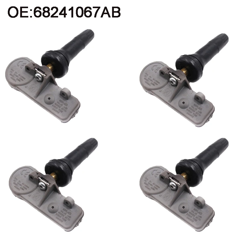4 шт. Tpms сенсор для Chrysler Dodge Jeep Ram датчик давления в шинах 68241067AB