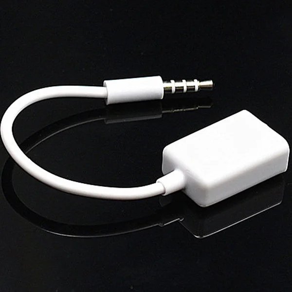 Автомобильный 3,5 мм штекер AUX аудио разъем USB Женский конвертер кабель MP3 автомобильные аксессуары JHP-лучший