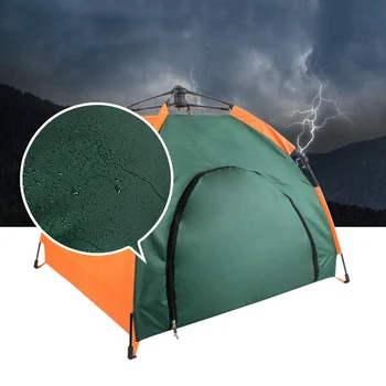 

Portable Outdoor Dog Tent Polyester Waterproof Pet Tent Semi-Automatic Foldable Cat House NEW!