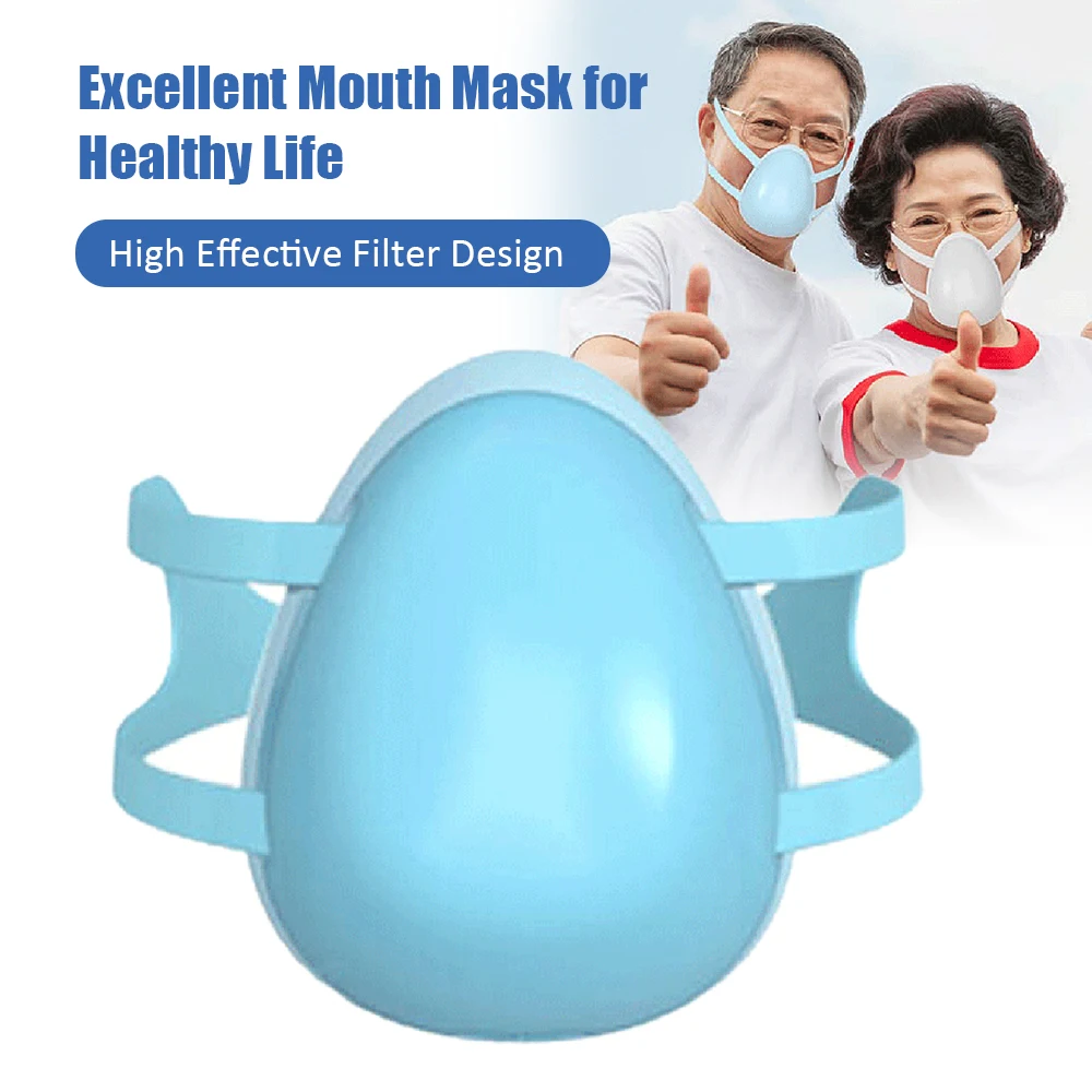 

3-Layer Breathable Reusable Face Mask Anti Dust PM2.5 Particle Flexible Adjustable Earloop Mouth Face Mask Sanitary Face Masks