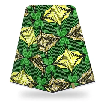 

Veritable High Quality Cotton Fabrics Ankara Style African Wax Print Fabric 6 Yards Real Soft Breathable Sewing Material VS14-83