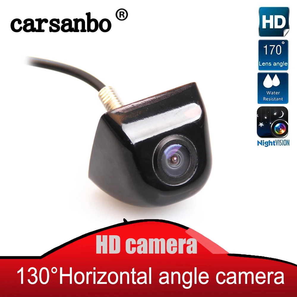 

Carsanbo Car Rear Front View Camera Switchable IP68 Waterproof 130H Viewing Angle Vehicle Reversing Parking Backup Camera