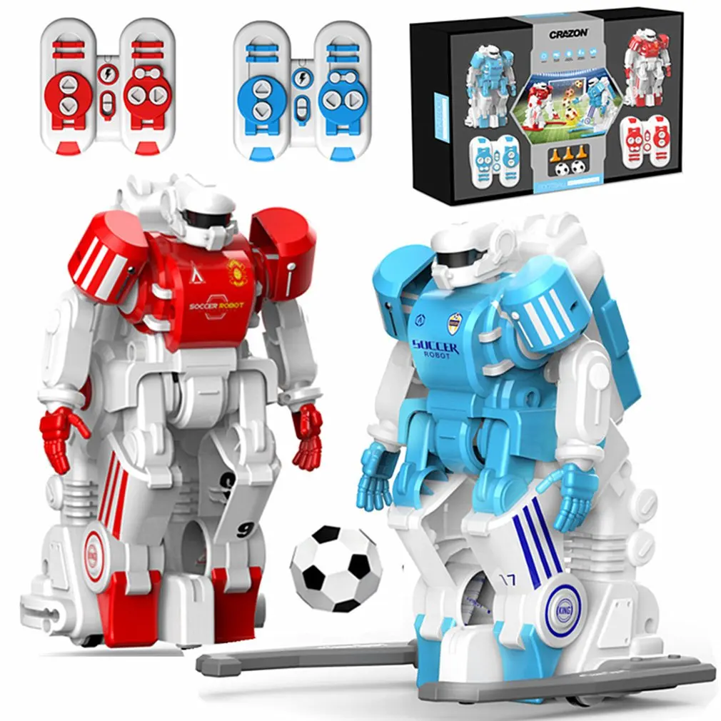 Робот-футболист Смарт RC роботы мультфильм дистанционное управление игрушки Электрический футбольный Робот Игрушки для помещений для детей рождественские подарки