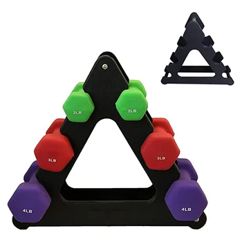 

Newly Plastic Rack Stand 3 Tier Weights Handle Stand for Sports Equipments Fitness Accessories