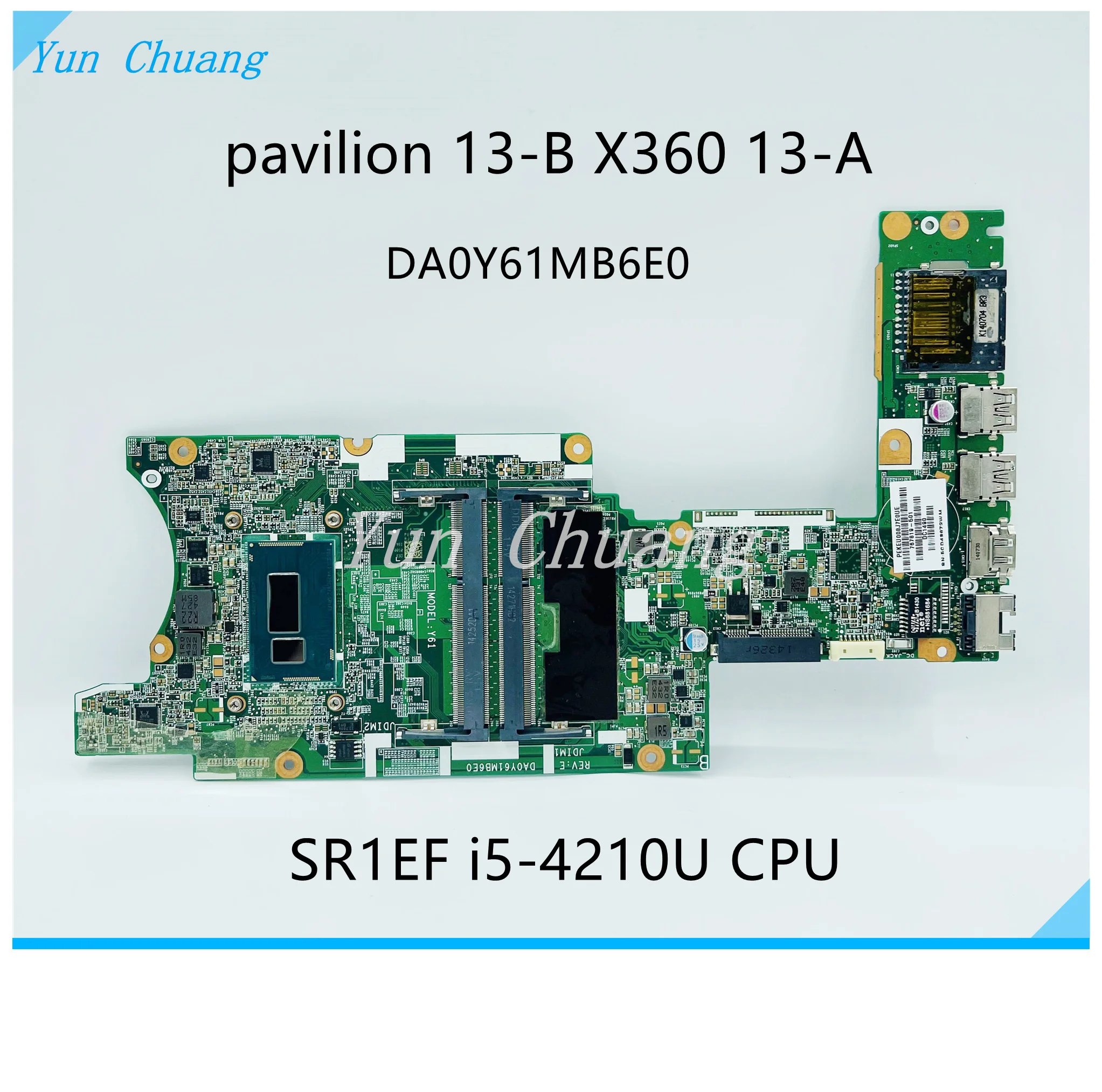 767820-001 767818-001767819-501 для ноутбука HP PAVILION X360 13-A 13-B материнская плата DA0Y61MB6E0 i5-4210U DDR3L |