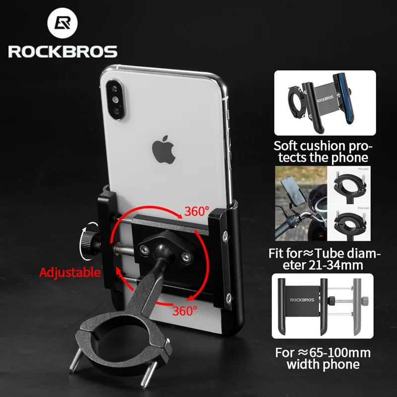 Велосипедный телефонный держатель ROCKBROS для телефона на мотоцикл
