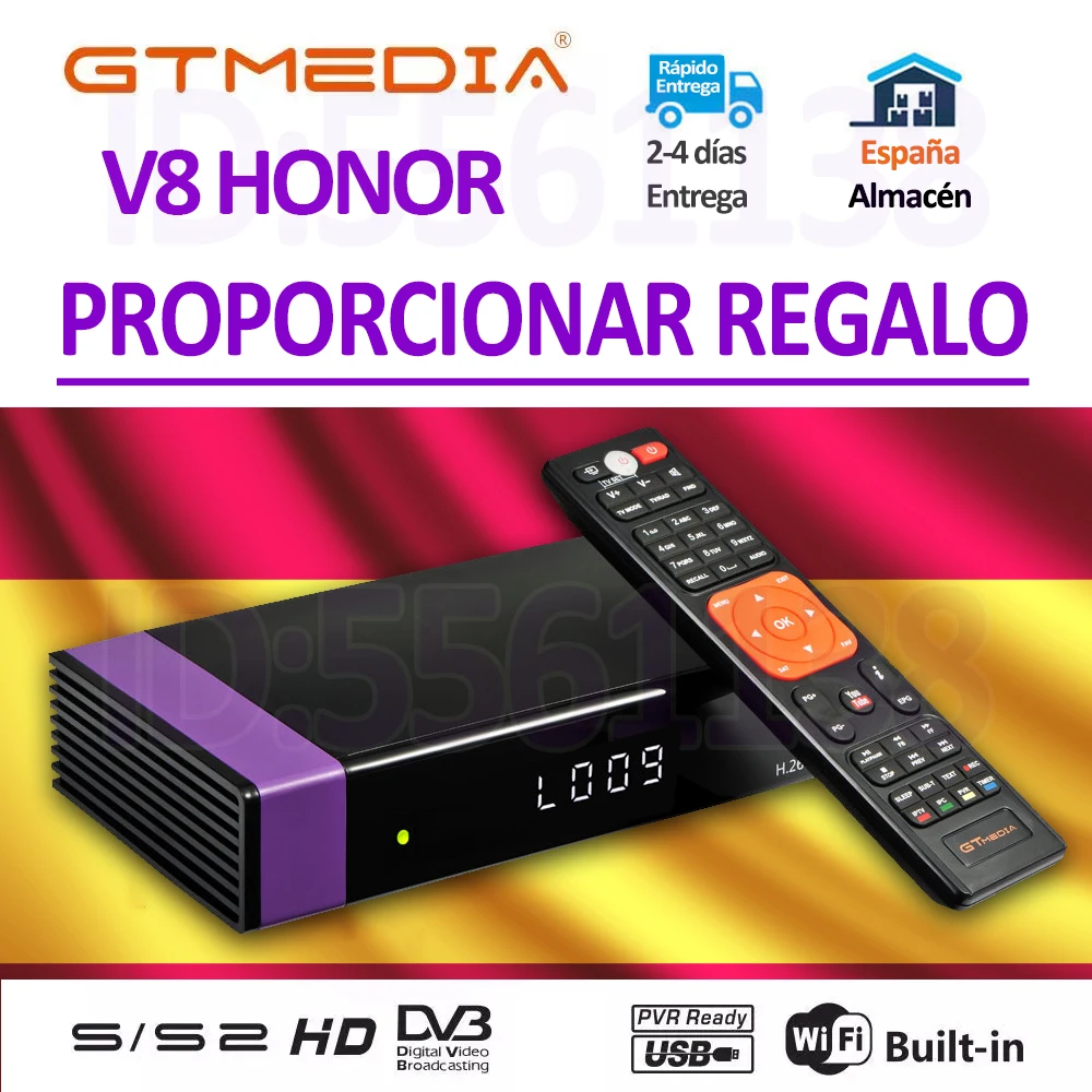 1080P DVB-S2 GTMEDIA V8 HONOR Recepter встроенный wifi H.265 GT media v8 nova freesat v9 супер приложение не включено 1080P DVB-S2 GTMEDIA V8 HONOR Recepter встроенный wifi H.265 GT media v8 nova freesat v9 супер приложение не включено