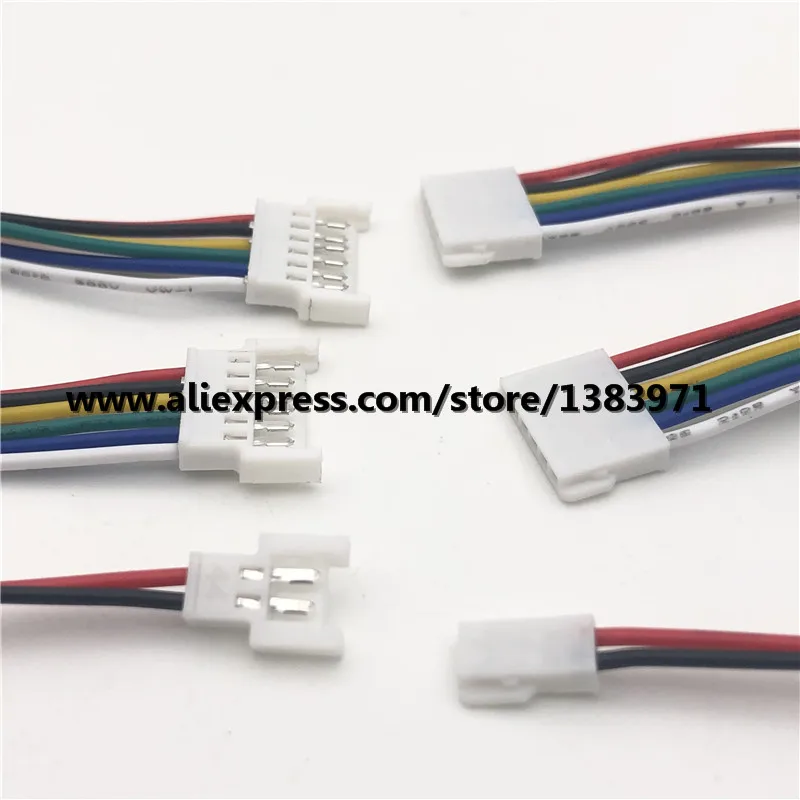 

MX2.0 2.0mm Wire Cable Connector MX Plug Male & Female 3.7v Battery Charging Cable Aerial Docking 2P 3P 4P 5P 6P 5pairs