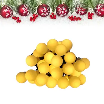 

LED Sphere Ball Shape Light String Solar Powered Christmas Decoration 6.3 M