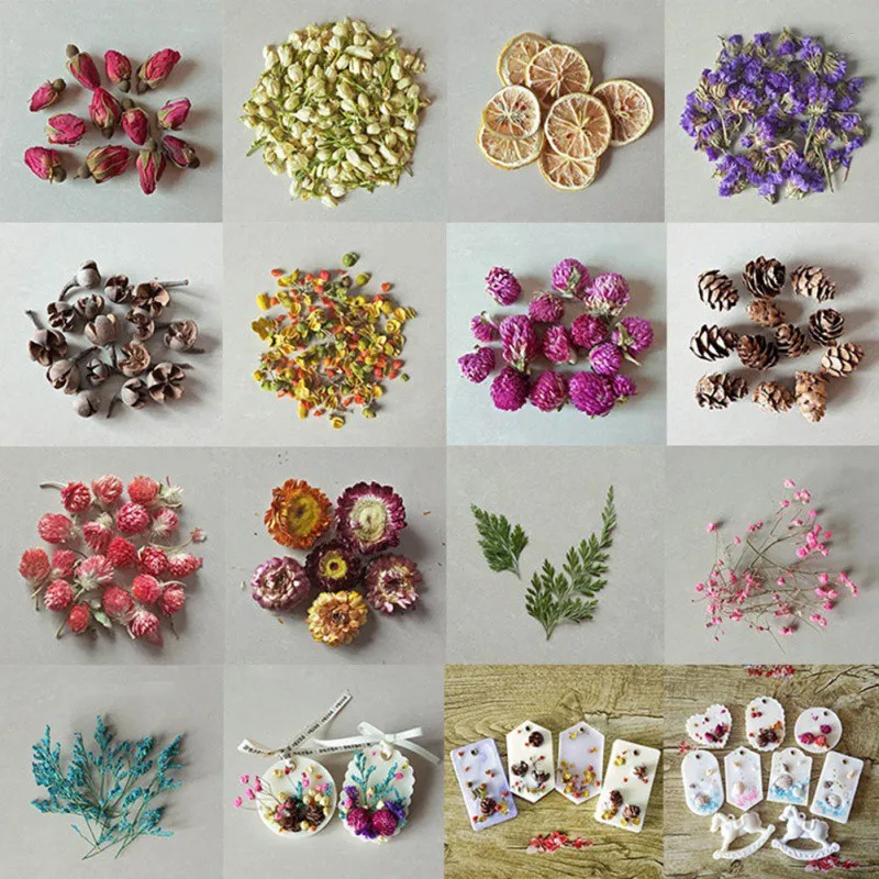 

Tea Candle Decoration Petal DIY Pure Soy Wax Natural Ingredients Flower Lemon Leaf Candle Making Material Aromatherapy