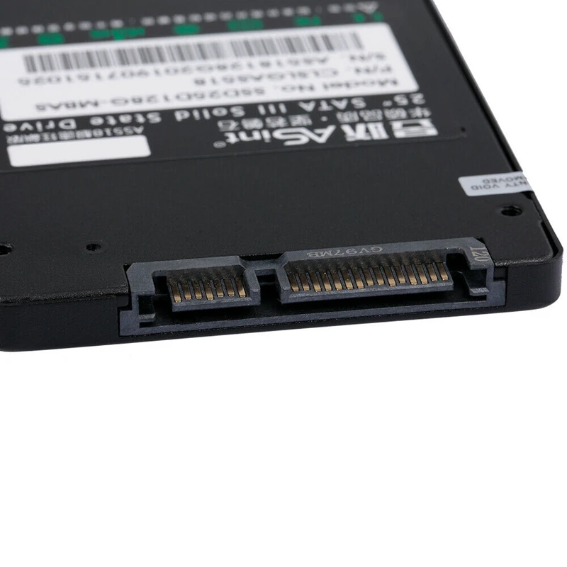 ASint SSD 2,5 дюймов SATA3 SSD 128 ГБ AS518 твердотельный накопитель для настольных ПК 7 мм
