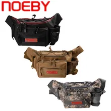 NOEBY холщовая Рыболовная Сумка 28x19x16,5 см 3 цвета водонепроницаемые рыболовные сумки Сумка для приманки Bolsa De Pesca приманка Рыболовная Снасть пакет Горячая Распродажа