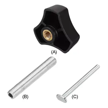 

Quick Acting Hold Down Clamp T-track Miter Slot Clamp Woodworking Hand Tool Fixed clamp for T-groove