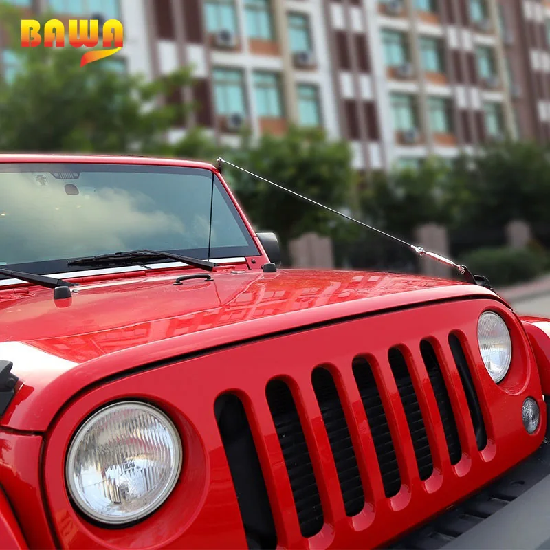 BAWA препятствие устранение Защитная веревка аксессуары для Jeep Wrangler JK 2007- отклоняющаяся низкая висячая ветка щетка