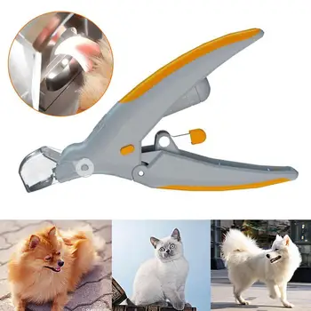 

Pet Dog Nail Clippers Grinders with LED Light and 5X Magnifier Pet Nail Clipper Pet Grooming Nail Scissors Safety Nail Trimmer