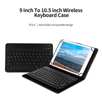 

9 inch to 10.5 inch Tablet Shockproof Cases Tablet Protective Case with Detachable BT3.0 Keyboard Protective Case For Kids Home