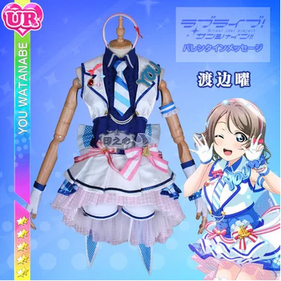 Love Live! Sunshine! Aqours Chika Ruby Kanan Dia вы аркадная игра 3rd всех членов униформы косплей костюм - Цвет: Watanabe You
