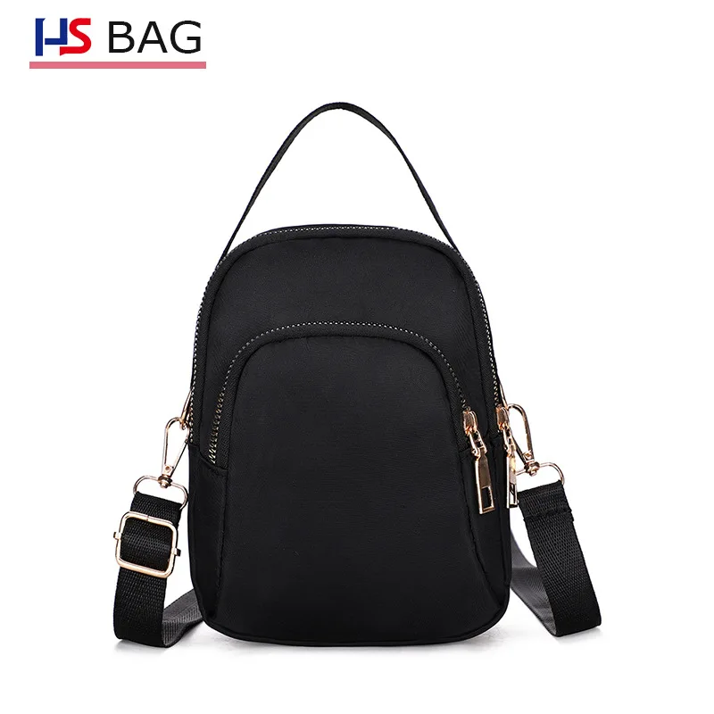 

Multilayer WOMEN'S Shoulder Bag Korean-style Waterproof Nylon Shoulder Bag GIRL'S Mini Casual Shoulder Storgage Bag