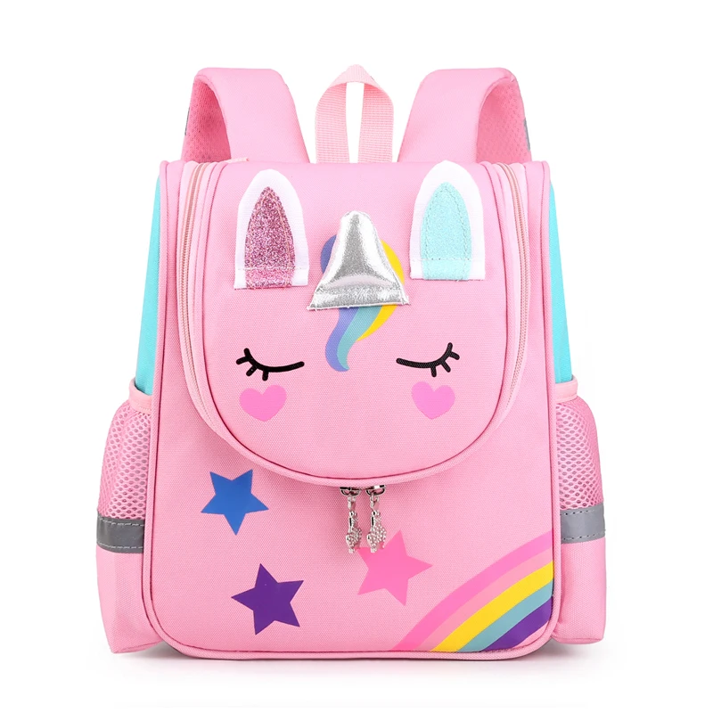 School-Bags Backpack Unicorn Kindergarten Book Satchel Girls Cartoon Cute 3D for Small