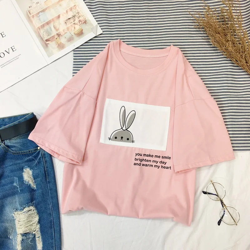 Xian 684 fen Harajuku Винтажная Футболка Ulzzang для подружек, полосатые футболки, летние женские повседневные свободные желтые футболки с коротким рукавом, топы для женщин - Цвет: Xian 684 fen