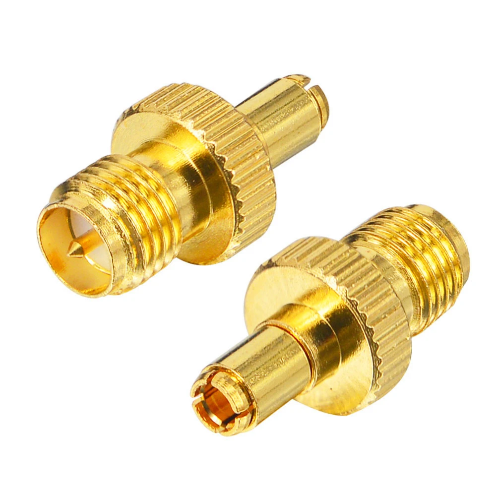 

100PCS 3G 4G antenna RF adapter connector RP SMA Female to TS9 Male RF Straight Antenna Connector Gold Plated