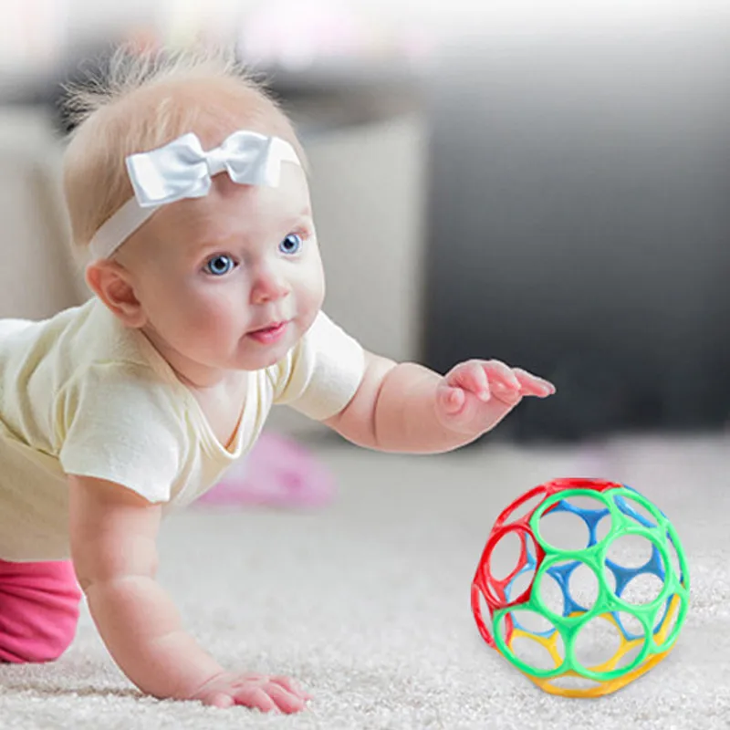 Baby Toys Rattles Kids Educational Toys Grasping Holes Balls For Newborn Cribs Stroller Soft Safety Hand Bells Baby Speelgoed 4