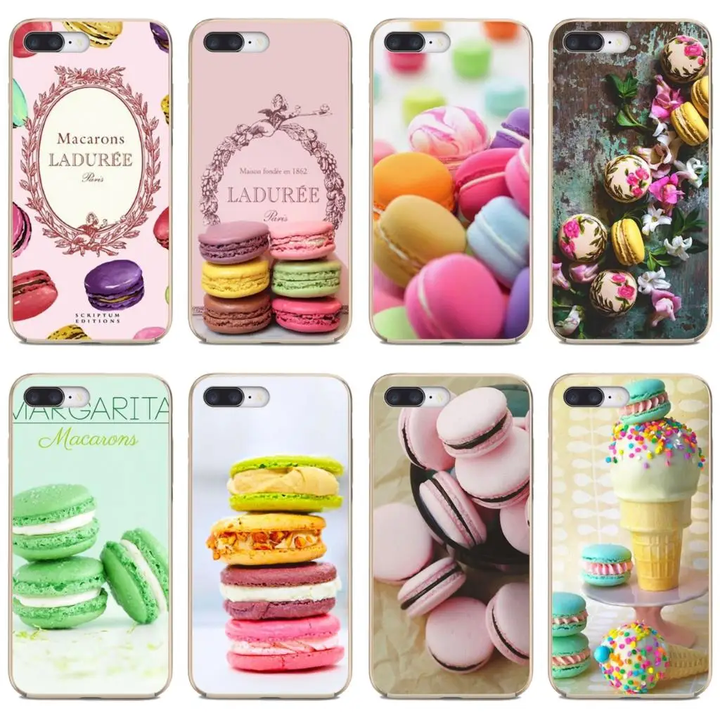 Чехол для Apple iPhone 10 11 12 Pro Mini 4S SE 5C 6 6S 7 8 X XR XS Plus Max 2020 десерт-мороженое-laduree-Macarons |