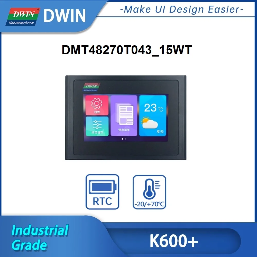 DWIN 4 3 дюйма 480*272 TFT ЖК-модуль Интеллектуальный сенсорный экран промышленного