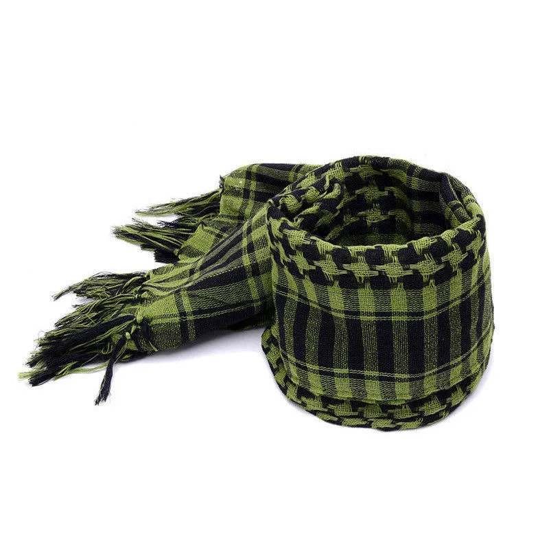 best scarves for men Men Lightweight Plaid Tassel Arab Desert Shemagh KeffIyeh Scarf Wrap Pashmina Worthy mens infinity scarf Scarves