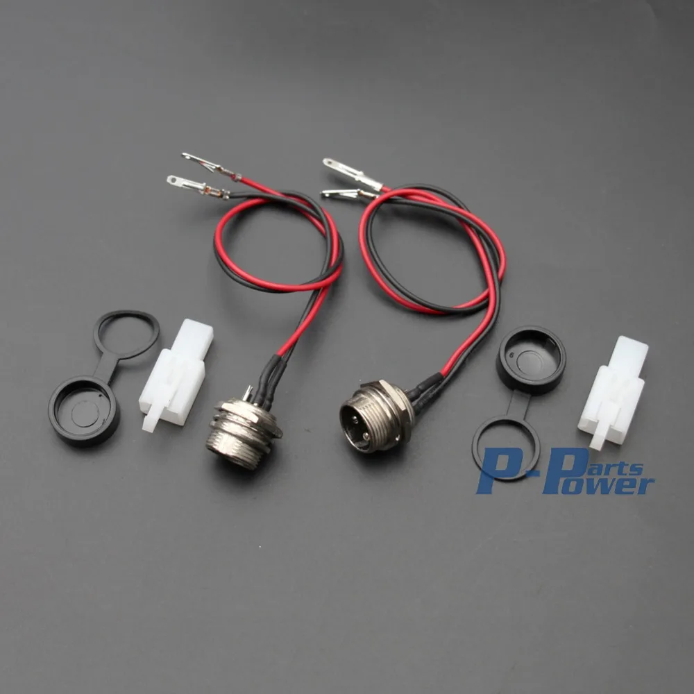 3 Pin 2 провода разъем Jack электрические газовые скутеры разъем для батареи зарядное устройство E скутер