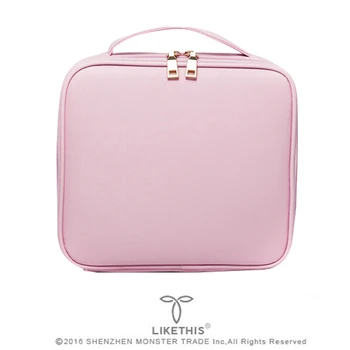 

LIKETHIS New Cosmetic Case Women Travel Organizer Make Up Bag Big Capacity Cosmetics Suitcases For Makeup 190717