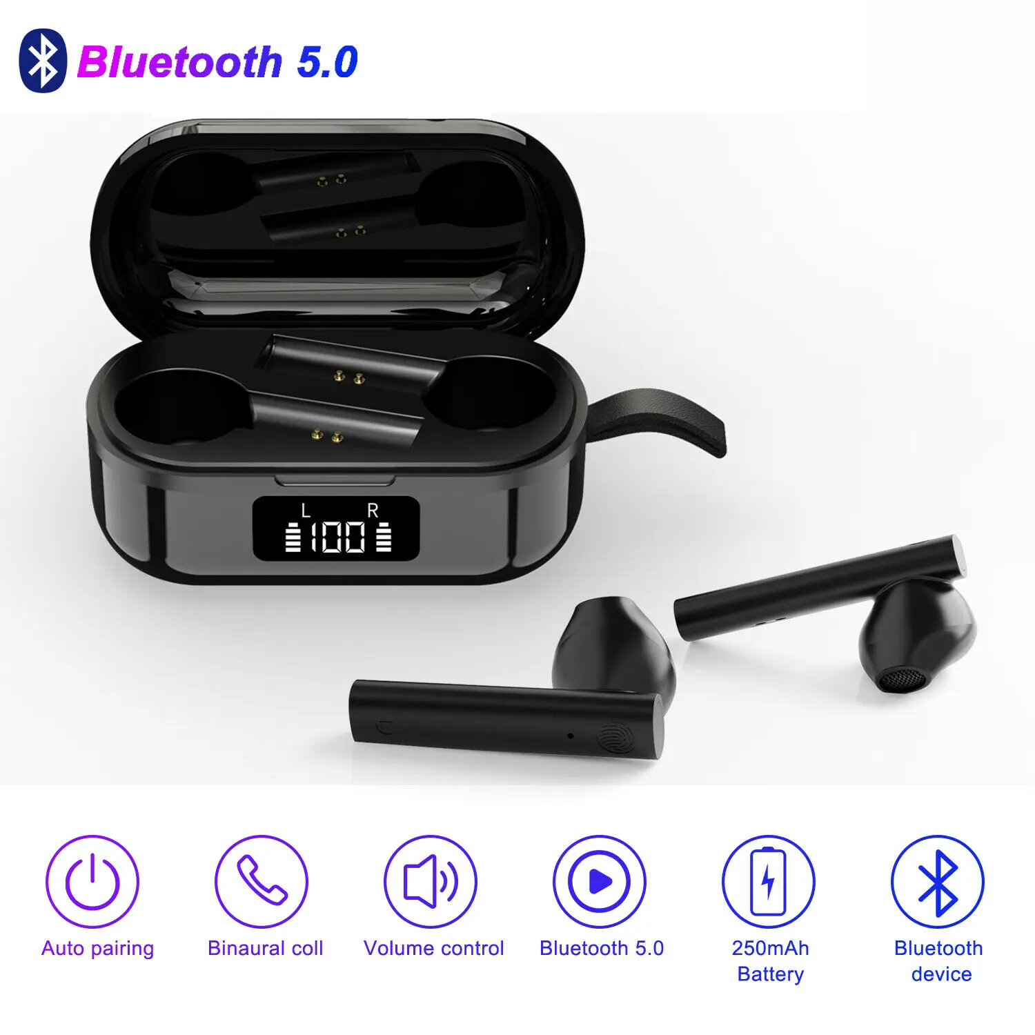 Bluetooth Wrieless 5.0 Earphones Headest For Samsung Galaxy S21 Ultra