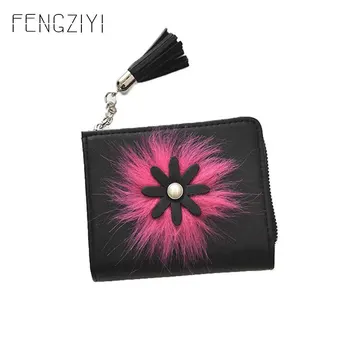 

2020 New Design Women's Wallet and Passport Cover Tassel Design Clutch Bag Zipper Louis Vuitton Wallet Elegant and Beautiful