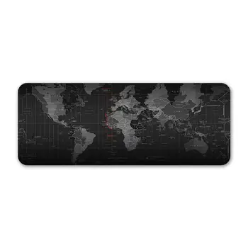 

World Map Mouse Pad Gaming Mousepad，Rubber Computer Mouse Mat，Office Desk Mat Keyboard Pad