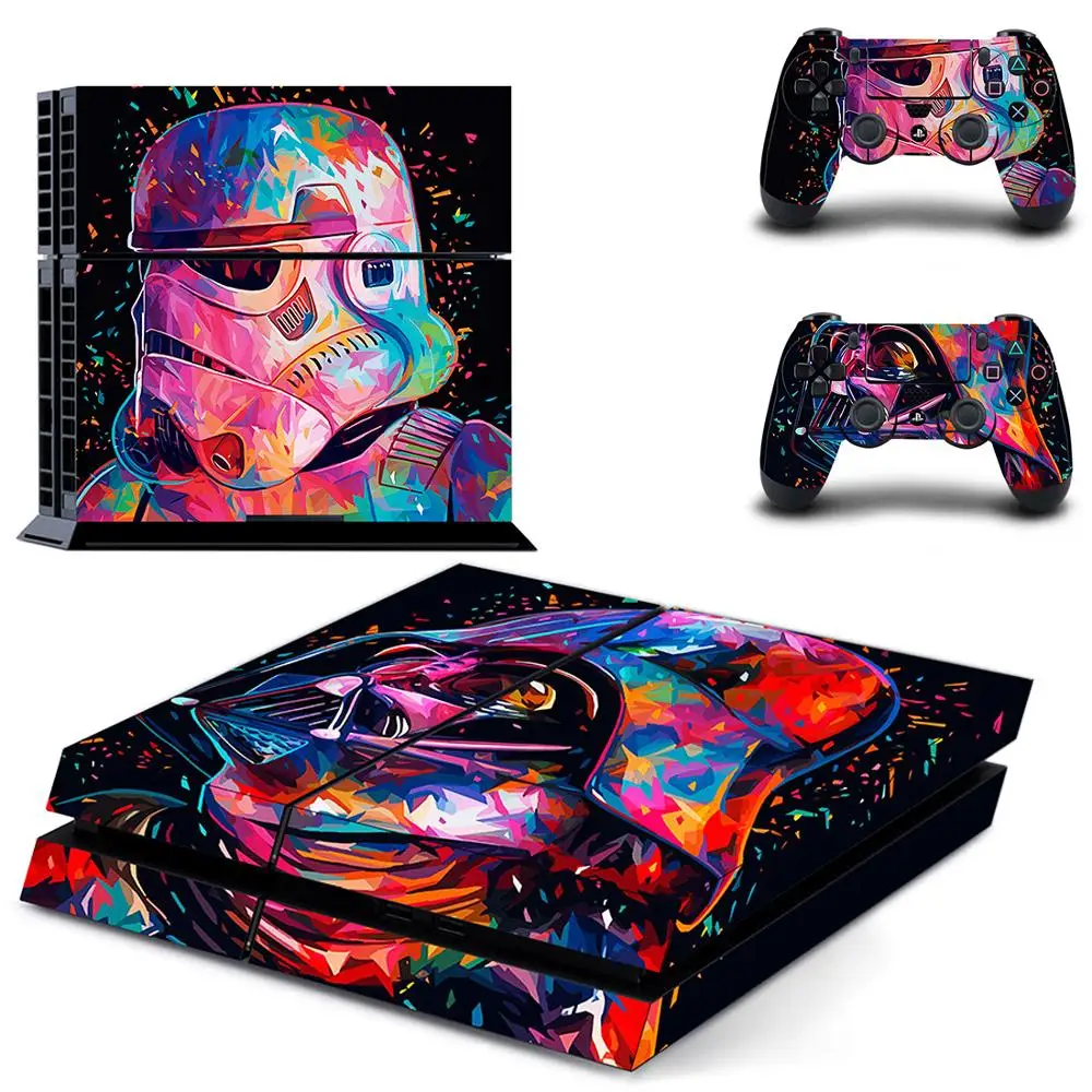 Звездные войны полное покрытие лицевые панели PS4 кожи наклейка для playstation 4 консоли и контроллеры PS4 кожи Стикеры винил Человек-паук